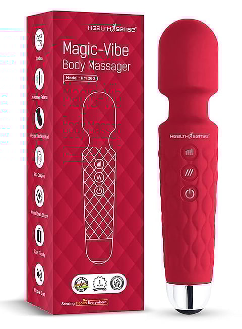 HealthSense Cordless Full Body Massager Machine for Pain Relief